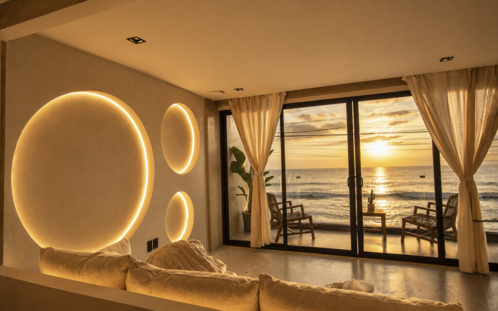 Ocean views from a Tijuana Beach Pads apartment